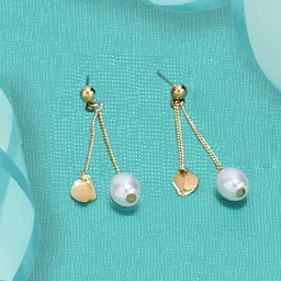 AMI Gold-Toned Contemporary  Drop Earring-picture-10