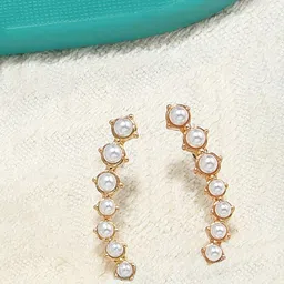 AMI Gold-Toned Contemporary Stud Earring-picture-16
