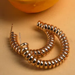 VIRAASI Gold-Plated Quirky Drop Earrings-picture-28