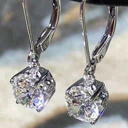 Peora Silver-Plated Contemporary Drop Earrings-picture-14