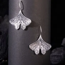 Studio One Love Silver-Toned Contemporary Drop Earrings-picture-13