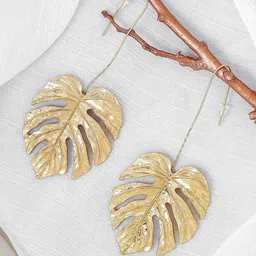 JOKER & WITCH Gold-Plated Contemporary Drop Earrings-picture-24