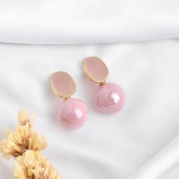 JOKER & WITCH Rose Gold Contemporary Drop Earrings-picture-48