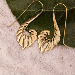 Studio One Love Brass-Plated Contemporary Drop Earrings-picture-19