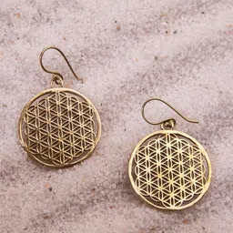 Studio One Love Brass-Plated Contemporary Drop Earrings-image-36