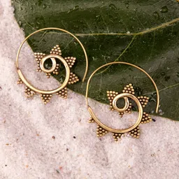 Studio One Love Brass-Plated Contemporary Drop Earrings-picture-19