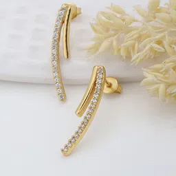 Carlton London Contemporary Drop Earrings image 1