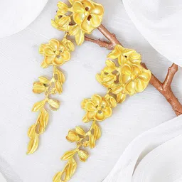 JOKER & WITCH Gold-Plated Contemporary Drop Earrings-picture-37