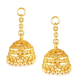 Vighnaharta Set Of 4 Gold-Plated Floral Studs image 3