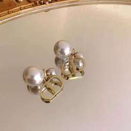 Pinapes Gold Plated Rhinestone Studs image 3