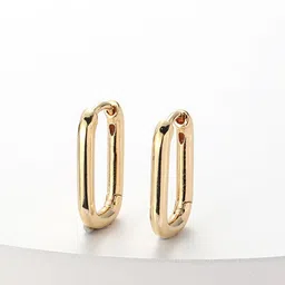 FIMBUL Gold-Plated Square Hoop Earrings image 2