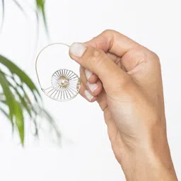 Studio One Love Circular Hoop Earrings image 3
