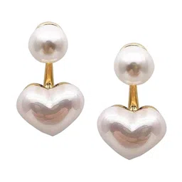 Jewels Galaxy Gold-Plated Contemporary Drop Earrings image 2