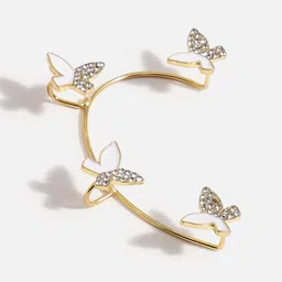 SOHI Contemporary Ear Cuff Earrings image 2