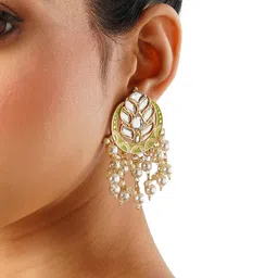 Anouk Gold-Plated Classic Drop Earrings image 1