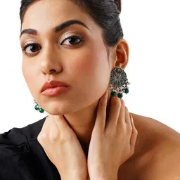 HOT AND BOLD Silver-Plated Classic Drop Earrings image 3