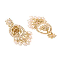 Yellow Chimes Contemporary Jhumkas Earrings image 3