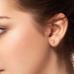 Joyalukkas 22KT BIS Hallmark Gold Stud Earrings image 5