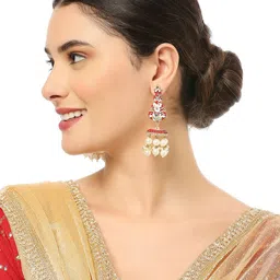 OOMPH Kunda-Studded Dome Shaped Jhumkas image 5