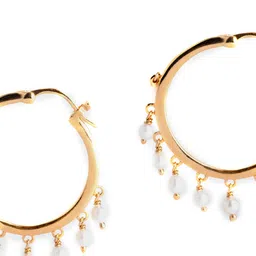 SHAYA Gold-Toned Contemporary Hoop Earrings image 4