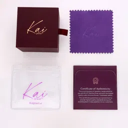 KAI JEWEL 92.5 Sterling Silver Rhodium-Plated Cubic Zirconia Contemporary Stud Earrings image 3