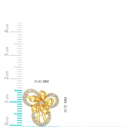 Joyalukkas Girls 22KT Gold Gemstone Studded Earrings-4.34 gm image 5