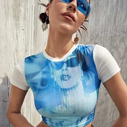 Stylecast X Slyck Tie & Dye Top image 1