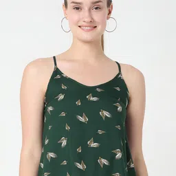 Smarty Pants Women Green Print Top image 1