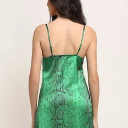 aoba EROTISSCH Green Printed Nightdress image 2