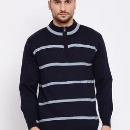 Cantabil Men Striped Acrylic Sweaters-picture-10