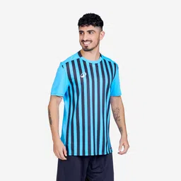 Adult Football Shirt Essential Blue Stripes-image-66