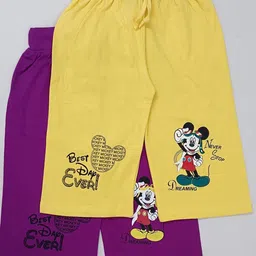 BAESD Girls Mickey Mouse Printed Pure Cotton Capris-picture-32