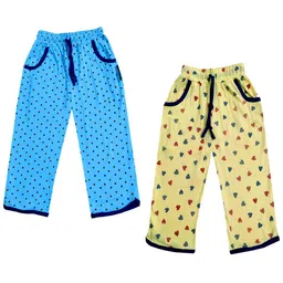 IndiWeaves Girls Pack of 2 Mid-Rise Cotton Printed Capris-picture-22