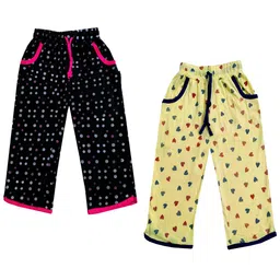 IndiWeaves Girls Pack of 2 Mid-Rise Cotton Printed Capris-picture-32