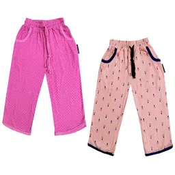 IndiWeaves Girls Pack of 2 Mid-Rise Cotton Printed Capris-picture-18