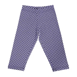 Bodycare Kids Girls Blue & White Printed Capris-image-58