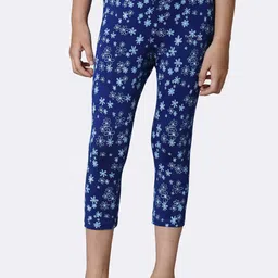 Van Heusen Girls Bloom AOP Allover Print High Rise Ultra Soft Capri Pants-picture-21
