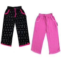 IndiWeaves Girls Pack of 2 Mid-Rise Cotton Printed Capris-picture-47