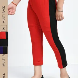 IndiWeaves Girls Pack Of 3 Cotton Capris-image-2