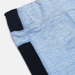 CHIMPRALA Girls Blue Striped Regular Fit Capris image 4