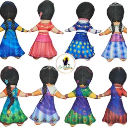 vrindavan Ashth Sakhi by Go Vrinda Studio | Soft Doll | Barbie - 7 inch image 2