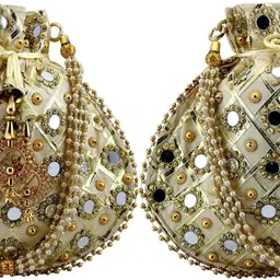 Women Gold Potli-image-14