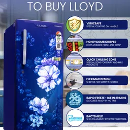 lloyd by havells 188 L Direct Cool Single Door 3 Star Refrigerator image 2