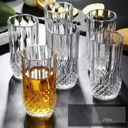 mdnsho (Pack of 6) GLASS49THFK H49 Glass Set Water/Juice Glass-picture-26