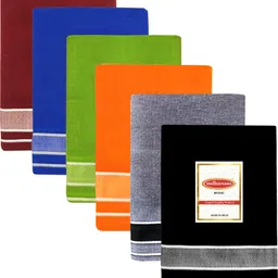 sudharsana Plain dhoti Self Design Men Dhoti-picture-14