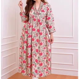 dokari Women Pure Cotton Kurta Pant Set-picture-31