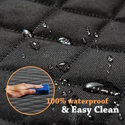 blessing pet products Dog Polyester Car Seat Cover Waterproof Trunk Mat Liner image 2