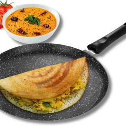nsvl Aluminium Non-Stick Dosa Tawa with Handle| Granite Finish | Pfoa Free Tawa 26.5 cm diameter-picture-25