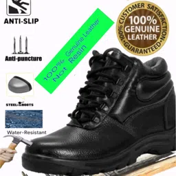 Steel Toe Leather Safety Shoe-image-2