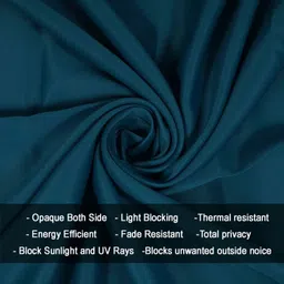 homemonde 274.32 cm (9 ft) Polyester Blackout Long Door Curtain (Pack Of 2) image 4